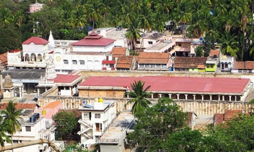 Zdjcie INDIE / Karnataka / revanabelagola / panorama miasta