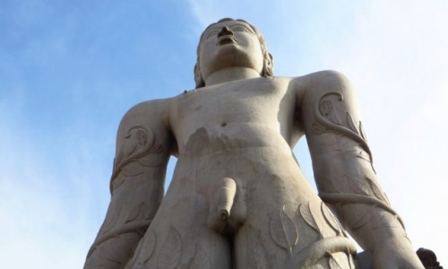 Zdjecie INDIE / Karnataka / revanabelagola / statua Lorda Bahubali