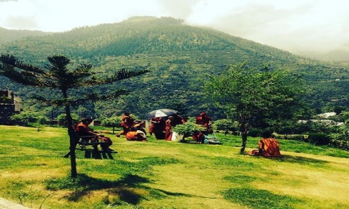 Zdjęcie INDIE / Himanchal / Manali / Pagoda buddyjska