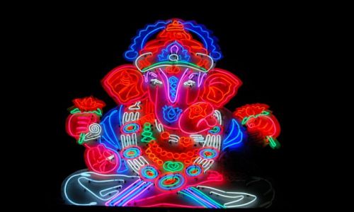 Zdjęcie INDIE / brak / Poone / Neonowy Ganesh
