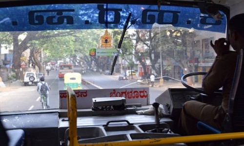 INDIE / Tamilnadu / Madurai / w autobusie