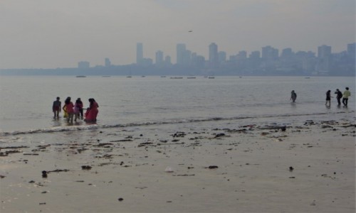 Zdjcie INDIE / Maharasztra / Mumbaj / przy Marine Drive