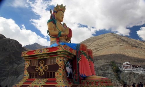 Zdjecie INDIE / Ladakh / Diskit w dolinie Nubry / Budda