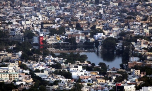 Zdjcie INDIE / Radzasthan / Udaipur / Wyspa wrd murw