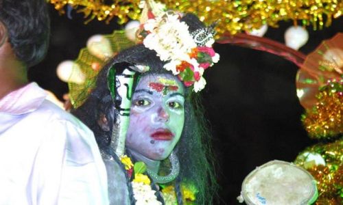 Zdjecie INDIE / Uttar Pradesh / Waranasi / Wielka parada z okazji zaslubin Siwy