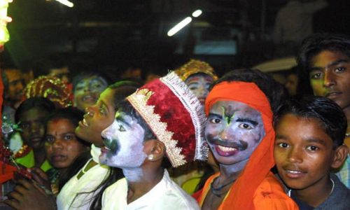 Zdjecie INDIE / Uttar Pradesh / Waranasi / Wielka parada z okazji zaslubin Siwy