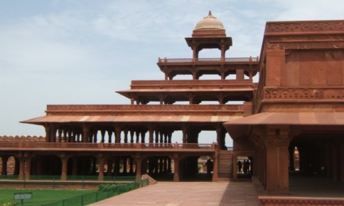 Zdjęcie INDIE / Uttar Pradeś / Fatehpur Sikri / Panch Mahal