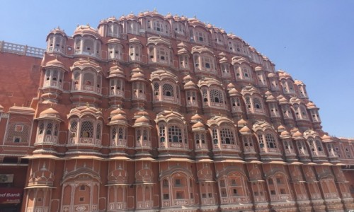 Zdjecie INDIE / Jaipur  / Hawa Mahal / Miodowa witynia
