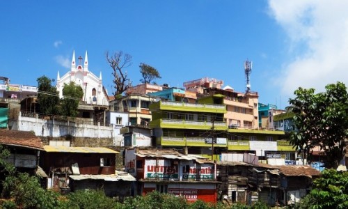 Zdjcie INDIE / Tamilnadu / Coonoor / panorama miasta