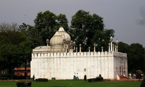 Zdjecie INDIE / Delhi / Old Delhi - Czerwony Fort / meczet