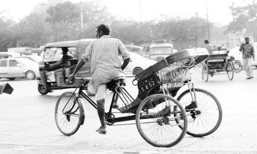 Zdjecie INDIE / Delhi / Delhi / rikschaman 2
