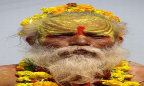 Zdjecie INDIE / madhya pradesh / orcha / sadhu? 