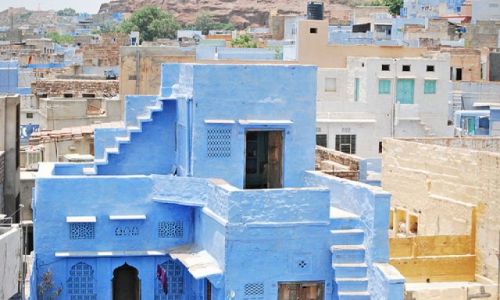 Zdjecie INDIE / rajastan / jodhpur / blue is my color