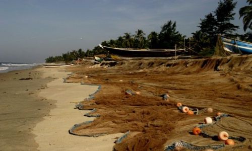Zdjęcie INDIE / Konkan Coast / Tarkali / sieci