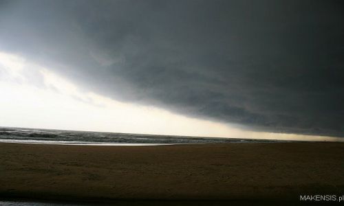 Zdjęcie INDIE / Orissa / Plaża / Monsun