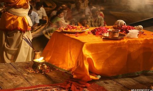 Zdjecie INDIE / brak / Varanasi / Ghaty noc