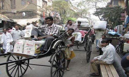 INDIE / bengal Zachodni / Kalkuta / ulice Kalkuty