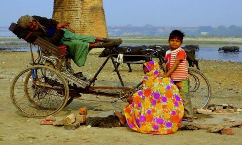 Zdjecie INDIE / agra / agra / rikszarz