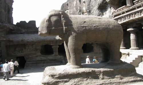 Zdjecie INDIE / Maharastra / Ellora / świątynia Kailasa