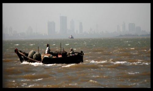 Zdjęcie INDIE / brak / Mumbai / ... juz widac brzeg ...