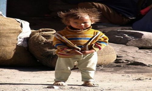 Zdjecie INDIE / Dolina Ladakh, tzw. May Tybet / Leh / Kiedy popatrzy na mnie...