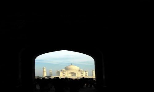 Zdjecie INDIE / brak / agra / brama przed Taj Mahal