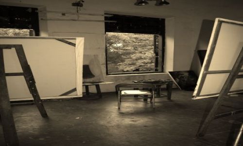 Zdjęcie INDIE / Kerala / Thiruvananthapuram / pracownia plastyczna
