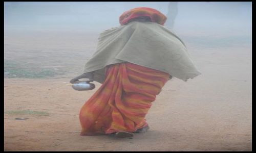 Zdjcie INDIE / Madhya Pradesh / Khajuraho / we mgle