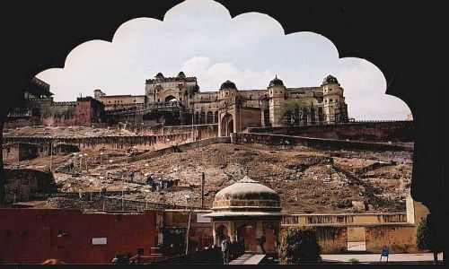 INDIE / Radastan / okolice Jaipuru / fort Amber 1