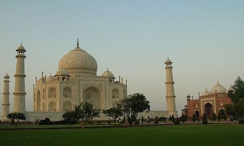 Zdjęcie INDIE / Uttar Pradesh / Agra / Taj Mahal o zachodzie 1