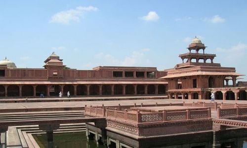 Zdjęcie INDIE / Uttar Pradesh / Fatehpur Sikri / kompleks pałacowy Agbara 5