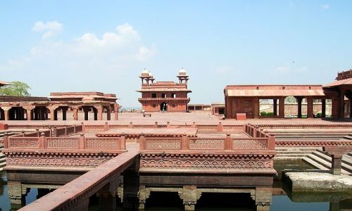 Zdjęcie INDIE / Uttar Pradesh / Fatehpur Sikri / kompleks pałacowy Agbara 4