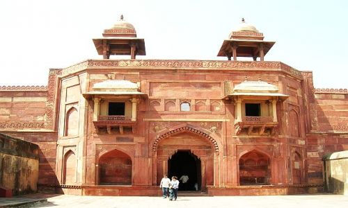 Zdjęcie INDIE / Uttar Pradesh / Fatehpur Sikri / kompleks pałacowy Agbara 1