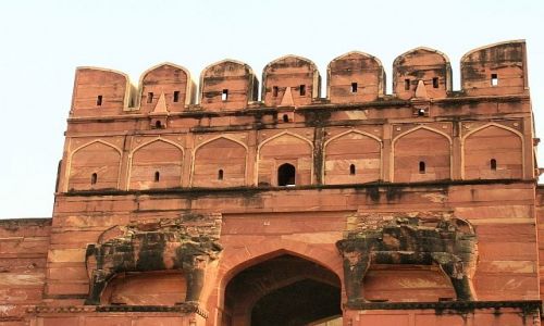 Zdjęcie INDIE / Uttar Pradesh / Fatehpur Sikri / Brama Słoni