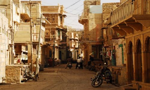 Zdjecie INDIE / Rajasthan / Jaisalmer / ulica