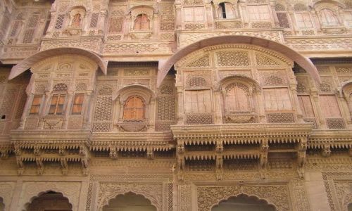 Zdjęcie INDIE / Rajastan / Jodpur - Fort / koronkowa robota