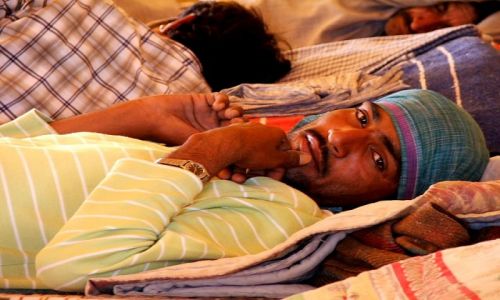 Zdjęcie INDIE / Rajasthan / Thar desert / Odpoczynek od słońca