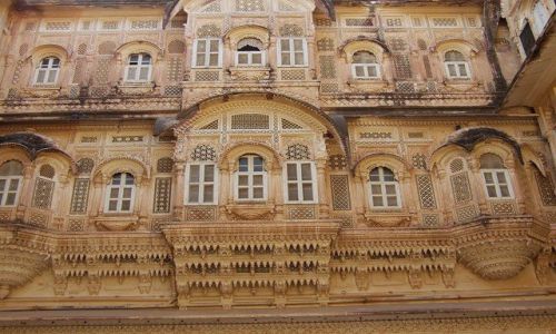 INDIE / Rajasthan / Jodhpur / fort Meherangarh - wewntrz