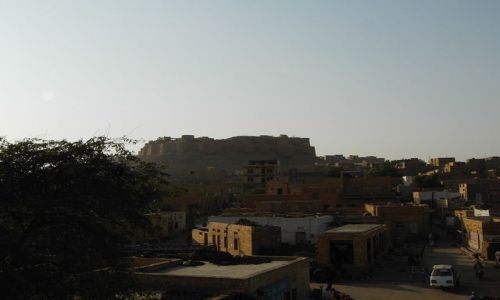 INDIE / Rajasthan / Jaisalmer - pustynia Thar / Zote miasto - widok na fort