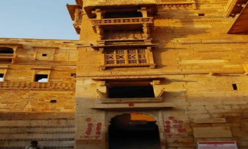 INDIE / Rajasthan / Jaisalmer - pustynia Thar / bajkowy fort