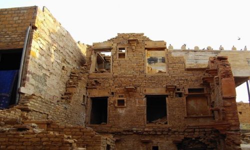 INDIE / Rajasthan / Jaisalmer - pustynia Thar / bajkowy fort