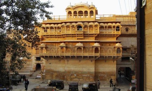 INDIE / Rajasthan / Jaisalmer - pustynia Thar / bajkowy fort
