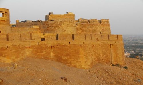 INDIE / Rajasthan / Jaisalmer - pustynia Thar / bajkowy fort