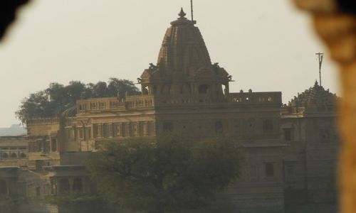 INDIE / Rajasthan / Jaisalmer - pustynia Thar / opuszczone paace