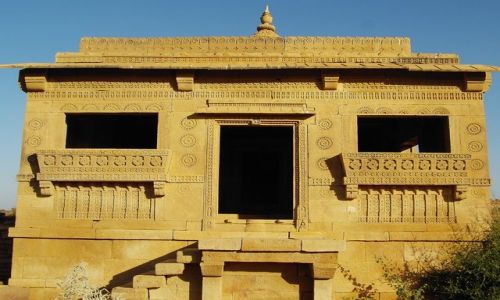 INDIE / Rajasthan / Jaisalmer - pustynia Thar / opuszczone miasto