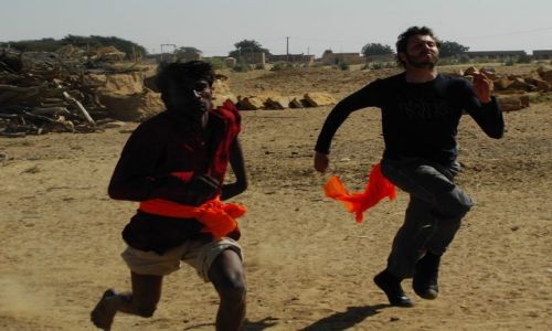 INDIE / Rajasthan / Jaisalmer - pustynia Thar / wycig