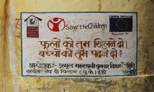 INDIE / Rajasthan / Jaisalmer - pustynia Thar / w wiosce