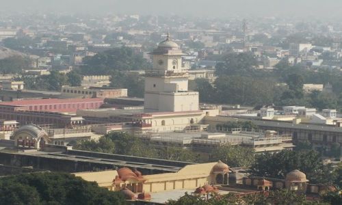 INDIE / Rajasthan / Jaipur / widok na miasto