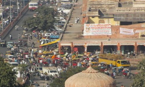 INDIE / Rajasthan / Jaipur / widok na miasto