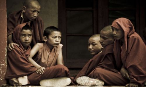Zdjecie INDIE / Ladakh / Lamayuru / Modzi mnisi